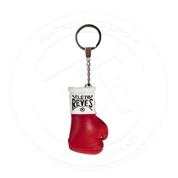 Cleto Reyes Leather Mini Glove Key Ring Red